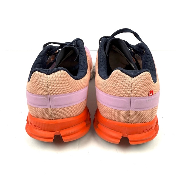 On Cloud Running Shoes 7.5 Cloud Flow Rose Fiji Lace Up Womens Sneakers - Picture 4 of 10